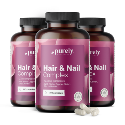 3x Hair & Nail Complex – витамини и минерали за коса и нокти, общо 540 капсули
