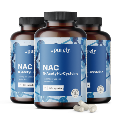 3x NAC 650 мг, общо 540 капсули